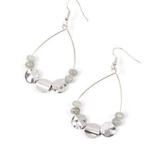 Silver earrings